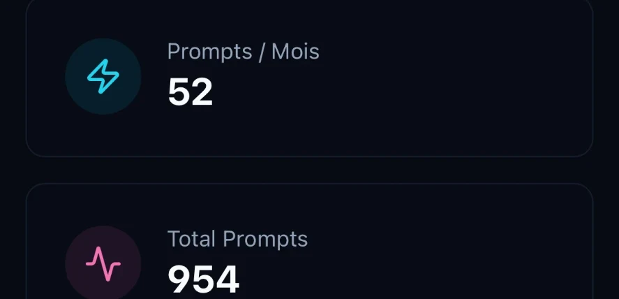 Prompt usage monitoring